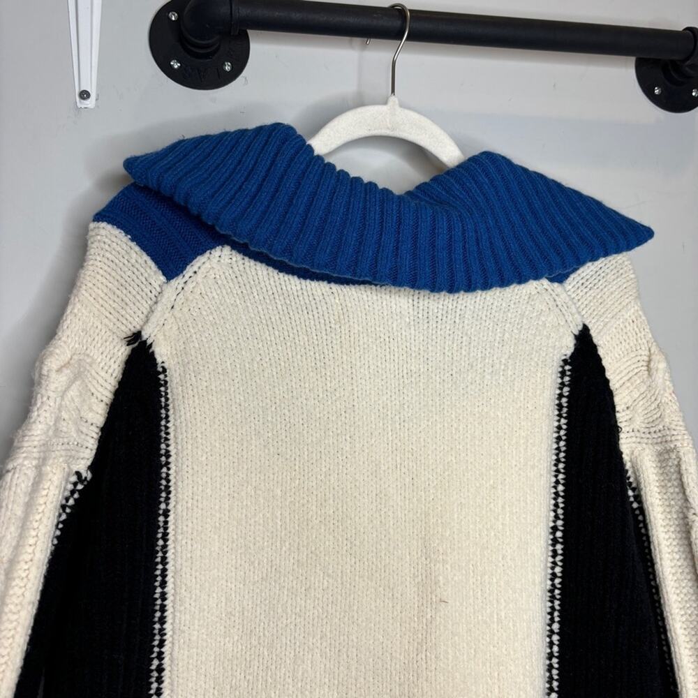 Zadig & Voltaire Cutout Wool Blend Oversized Knit Sweater - Picture 11 of 11
